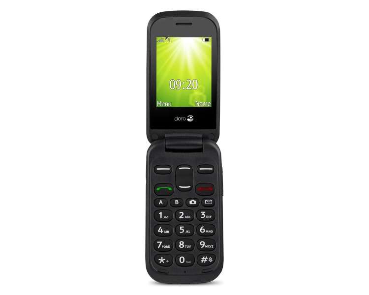 Telefono movil doro 2404 black 24pulgadas