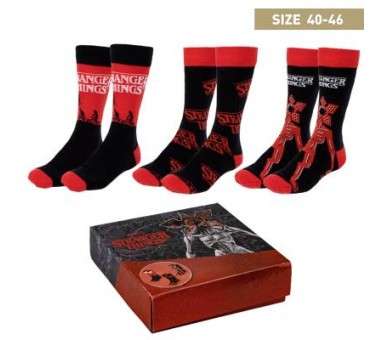 Pack calcetines 3 piezas stranger things