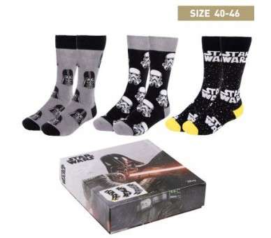 Pack calcetines 3 piezas star wars