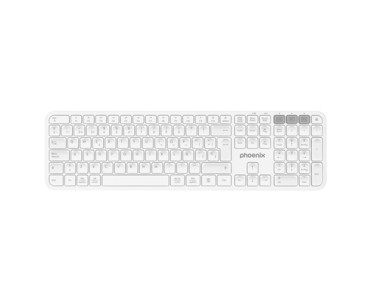 Teclado inalambrico multidispositivo phoenix k300 blueooth