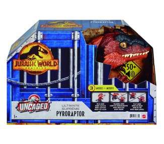 Figura mattel jurassic world dinosaurio desenjaulado