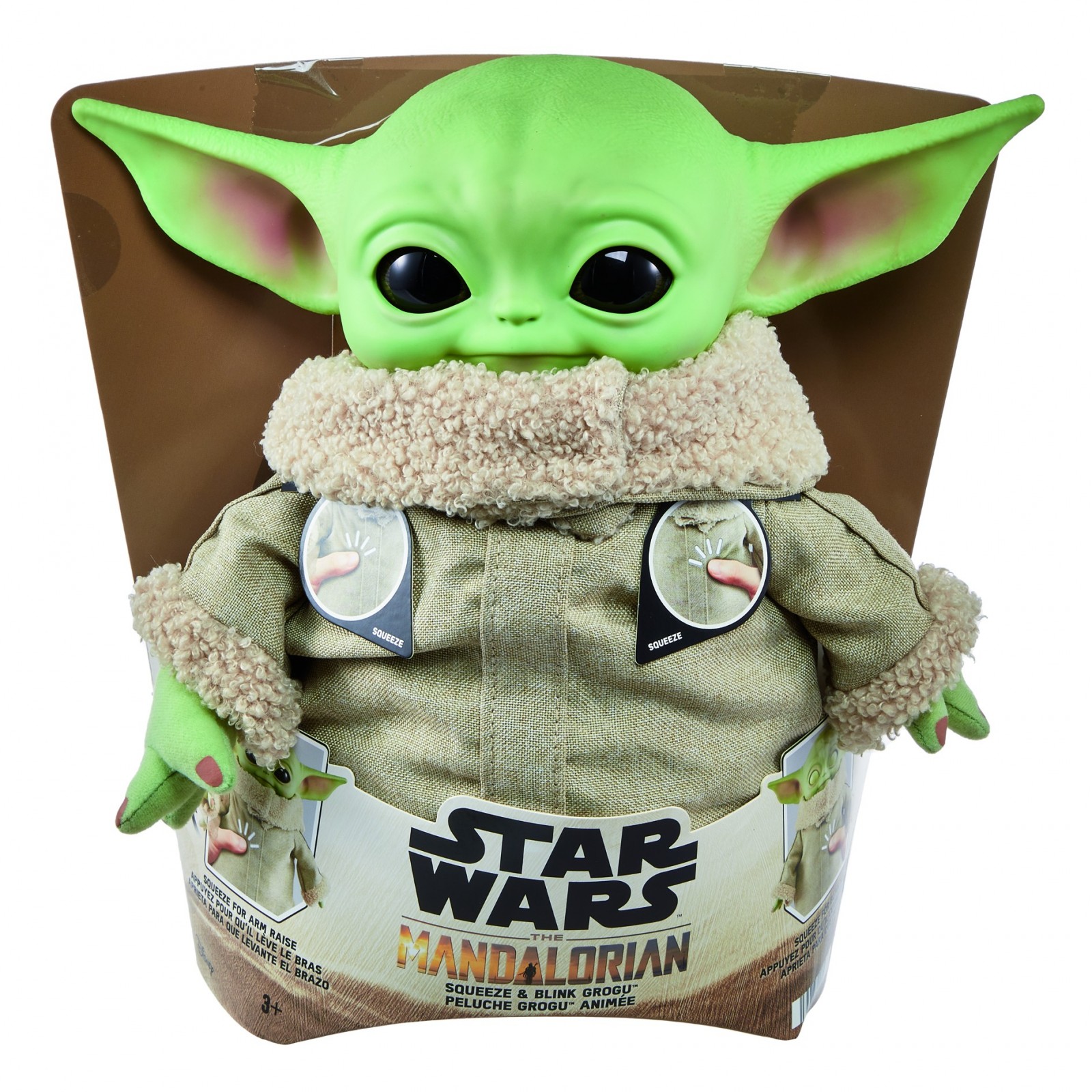 Peluche mattel star wars mandalorian grogu