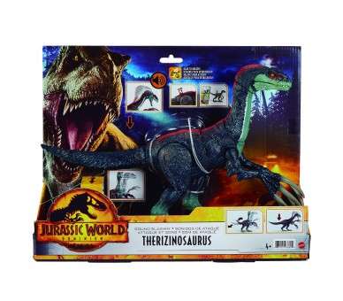 Figura mattel jurassic world dinosaurio escalopista