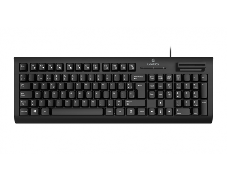 Teclado coolbox con lector dniie 40