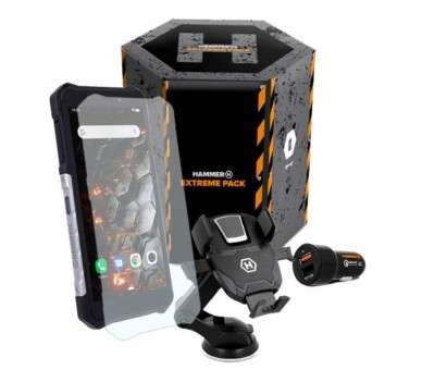 Pack telefono movil smartphone rugerizado hammer