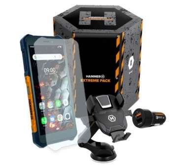 Pack telefono movil smartphone rugerizado hammer