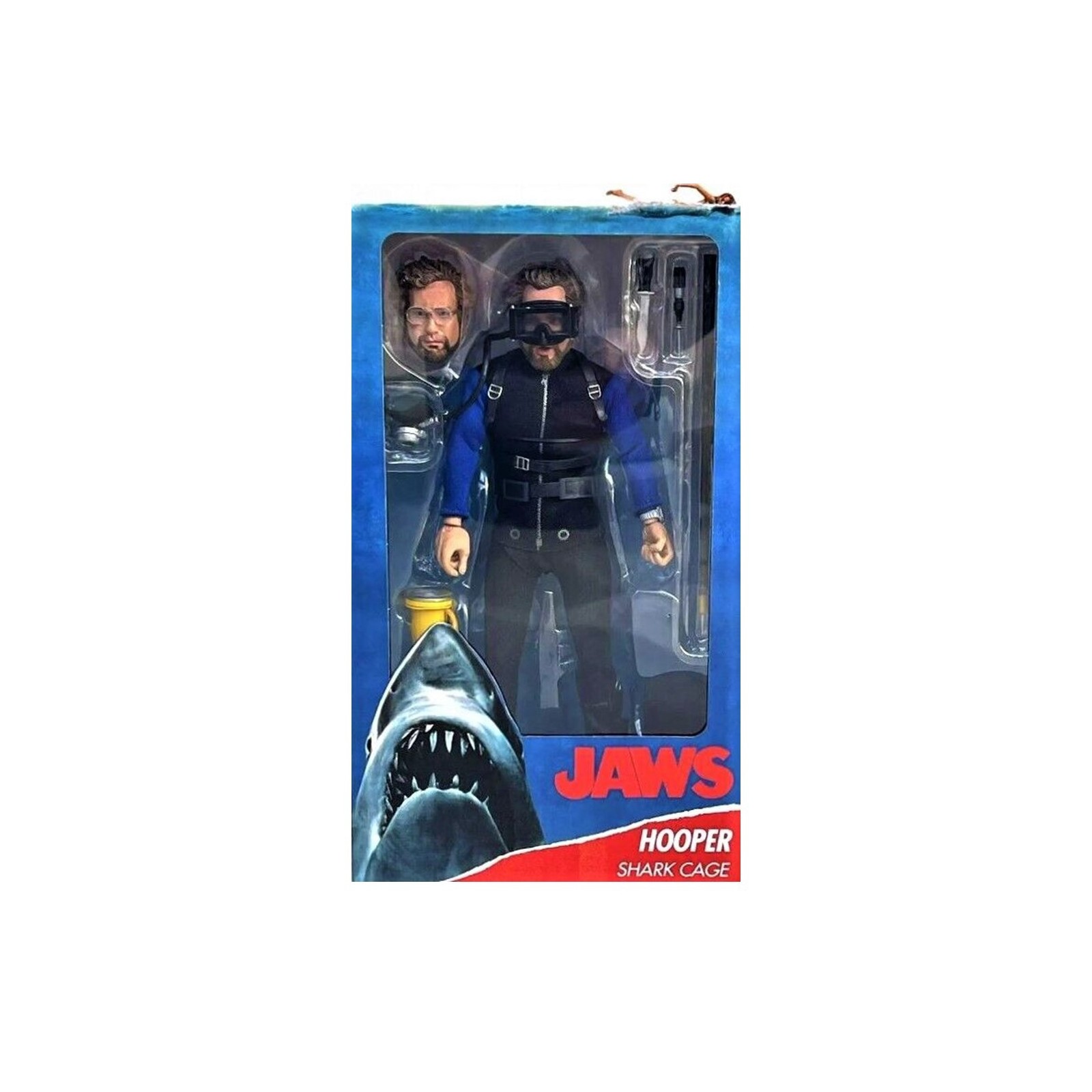 Figura neca tiburon jaws scale clothed