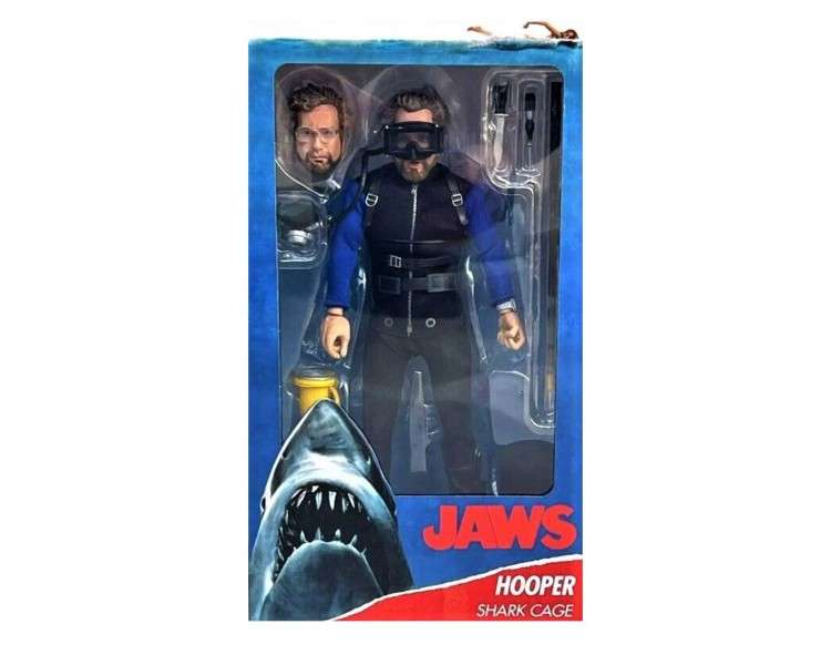 Figura neca tiburon jaws scale clothed