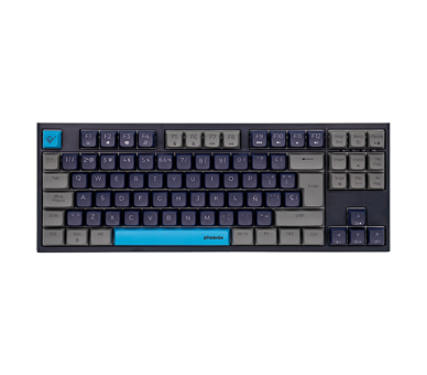 Teclado gaming royal pbt mecanico negro