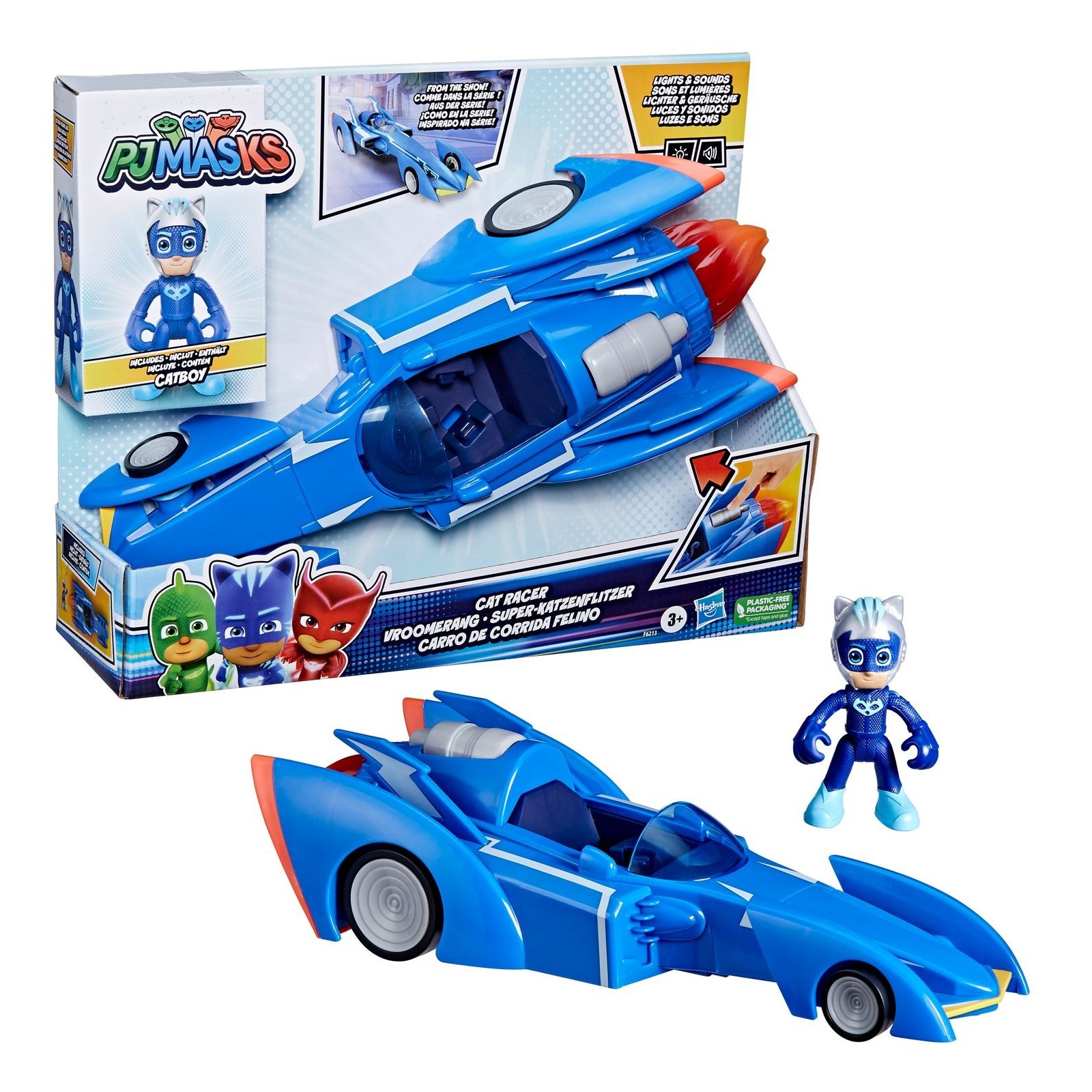 Figura hasbro gatomovil pj masks power