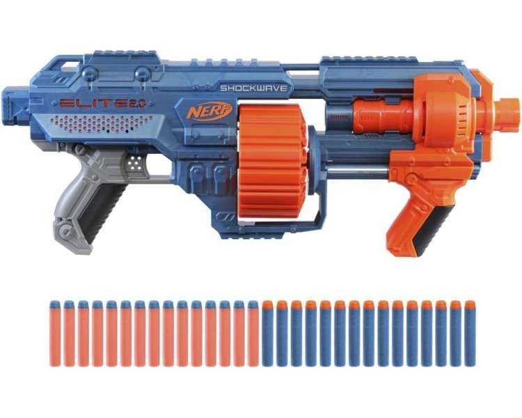 Lanzador hasbro nerf elite 20 shockwave