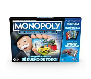 Juego mesa hasbro super electronic banking