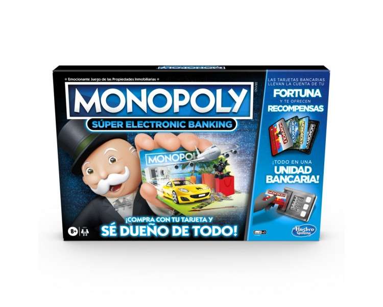 Juego mesa hasbro super electronic banking