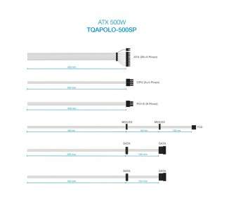 Tooq Fuente Alimentacion TQAPOLO 500SP 500W PFC