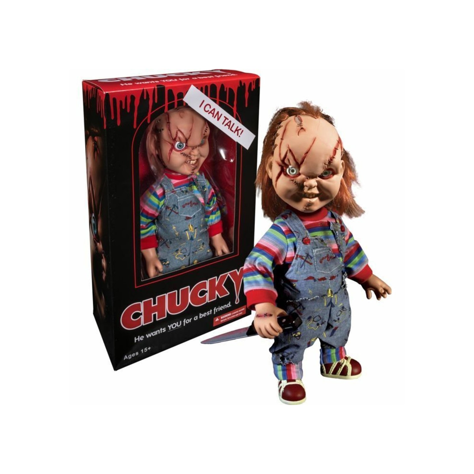 Figura mezco toyz cine chucky hablador