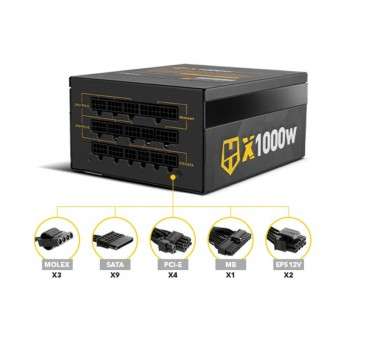 NOX HUMMER Fuente alimentacion X1000W Mod 80Gold