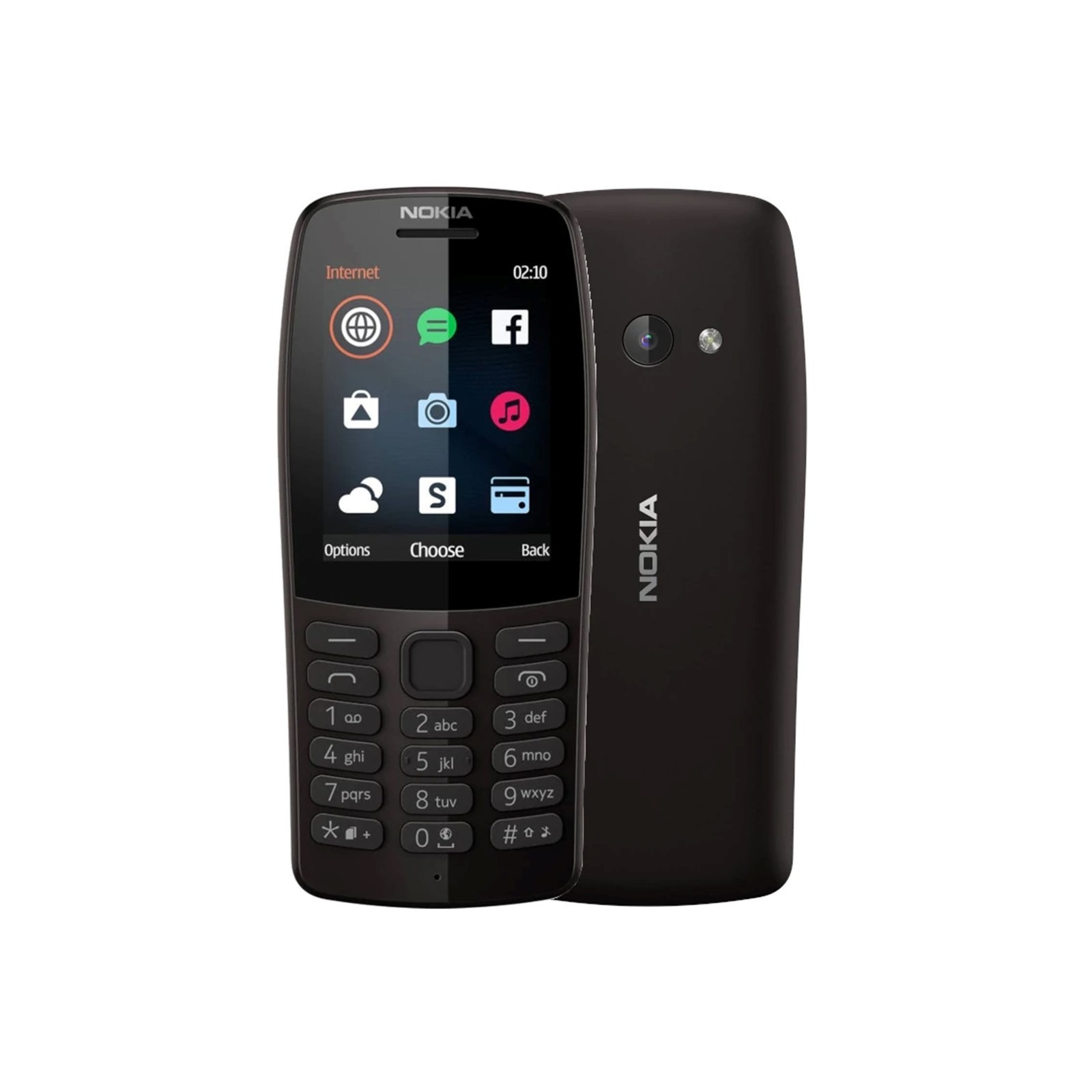 Telefono movil nokia 210 negro 23pulgadas