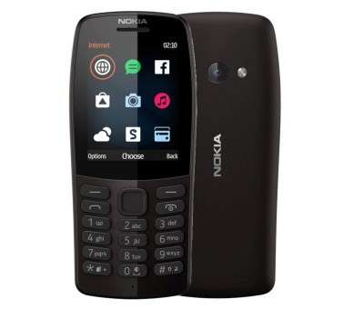 Telefono movil nokia 210 negro 23pulgadas