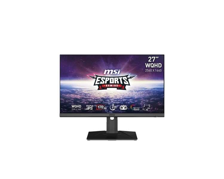 Monitor gaming msi g272qpf 27pulgadas wqhd