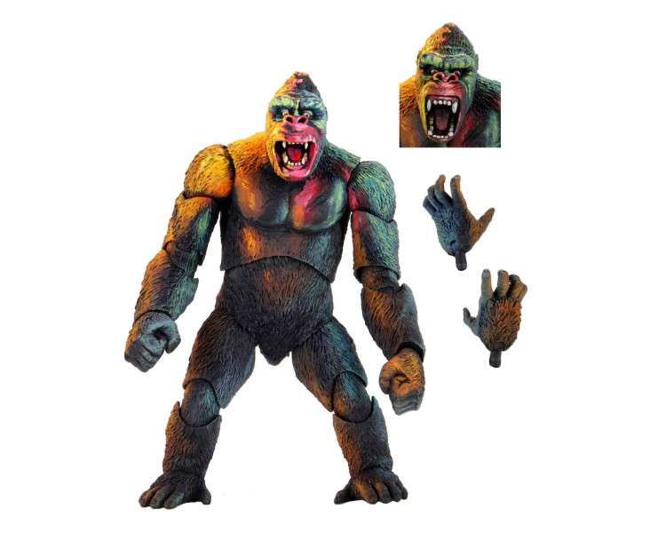 Figura neca cine king kong ilustrado