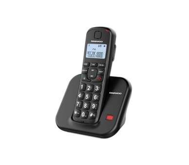 Telefono inalambrico dect daewoo dtd 7200 negro