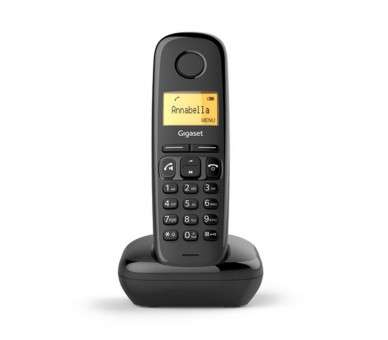 Telefono fijo inalambrico gigaset a270 negro