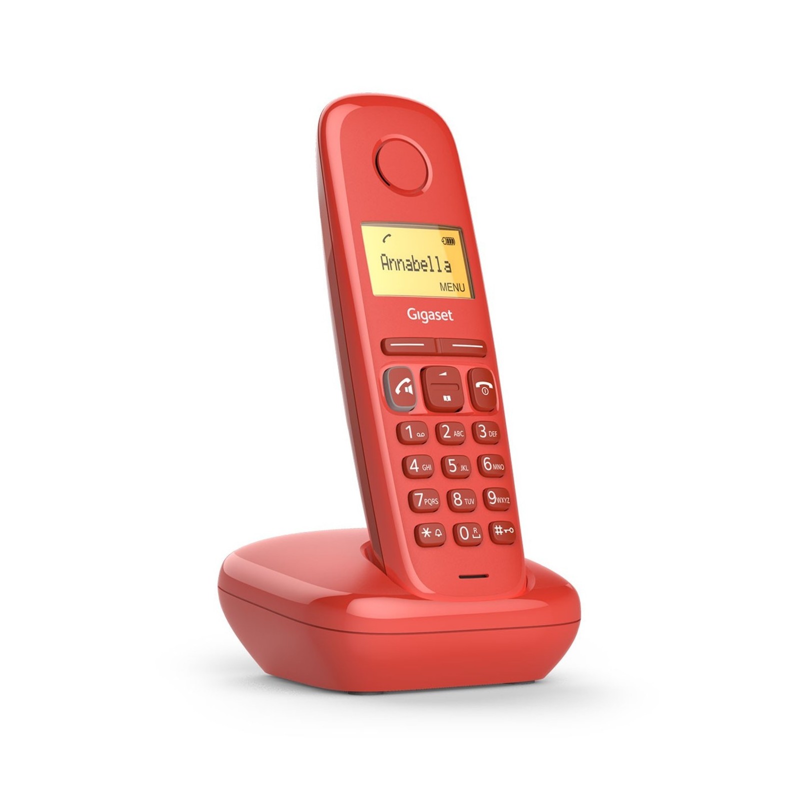 Telefono fijo inalambrico gigaset a270 rojo