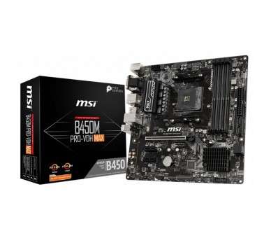 MSI Placa Base B450M PRO VDH MAX AM4