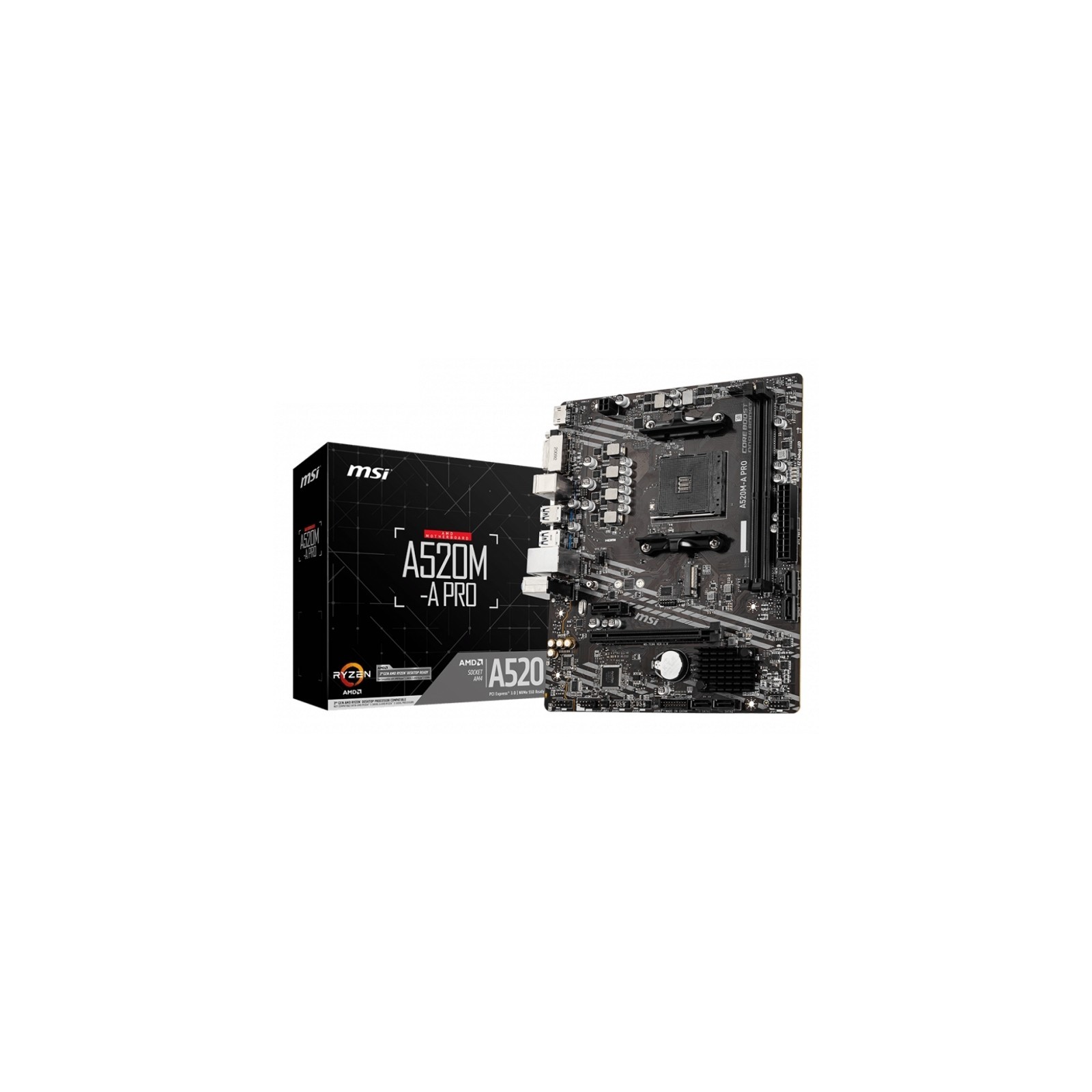 MSI Placa Base A520M A PRO mATX AM4