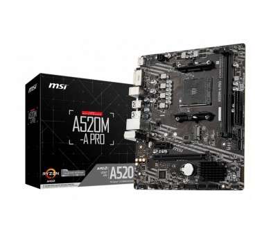 MSI Placa Base A520M A PRO mATX AM4