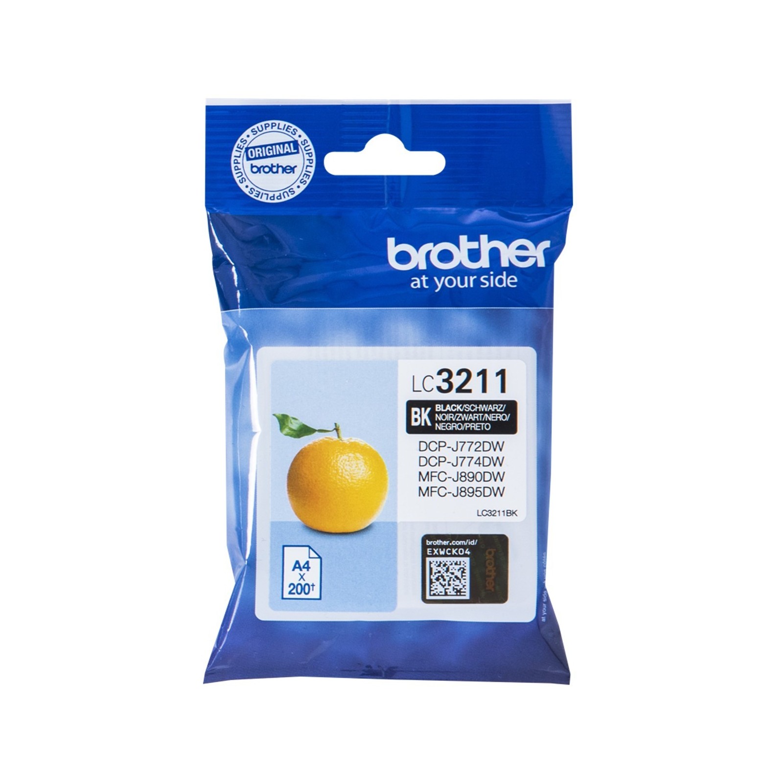 Cartucho tinta brother lc3211bk negro 200