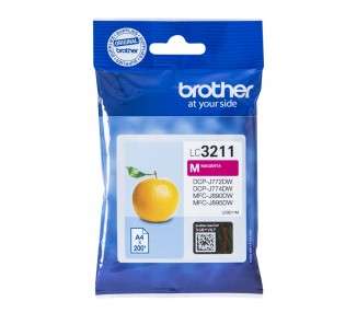 Cartucho tinta brother lc3211m magenta 200