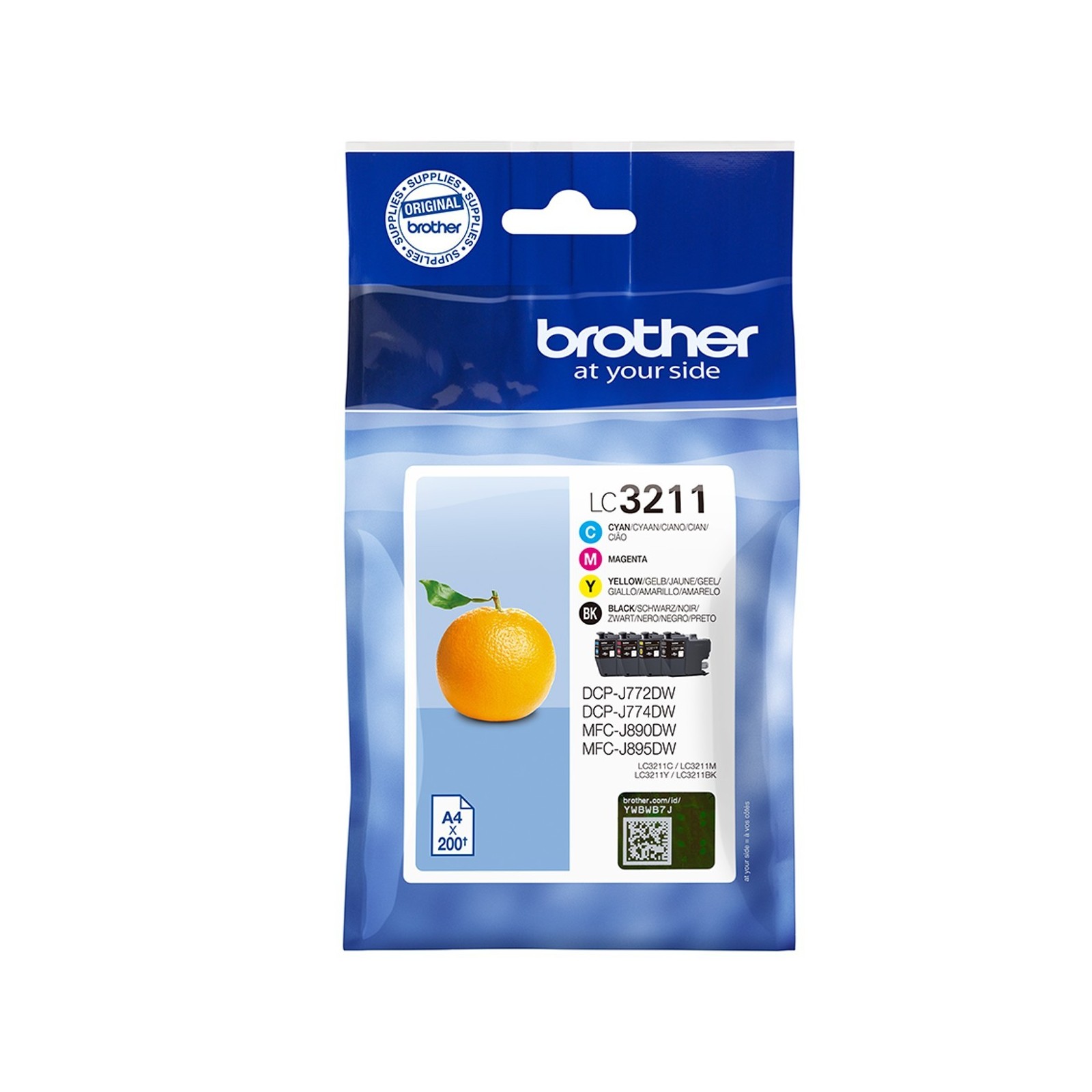 Pack cartuchos tinta brother lc3211val negro