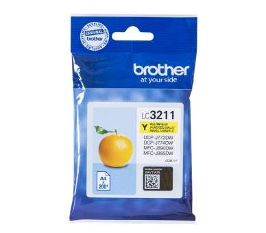 Cartucho tinta brother lc3211y amarillo 200