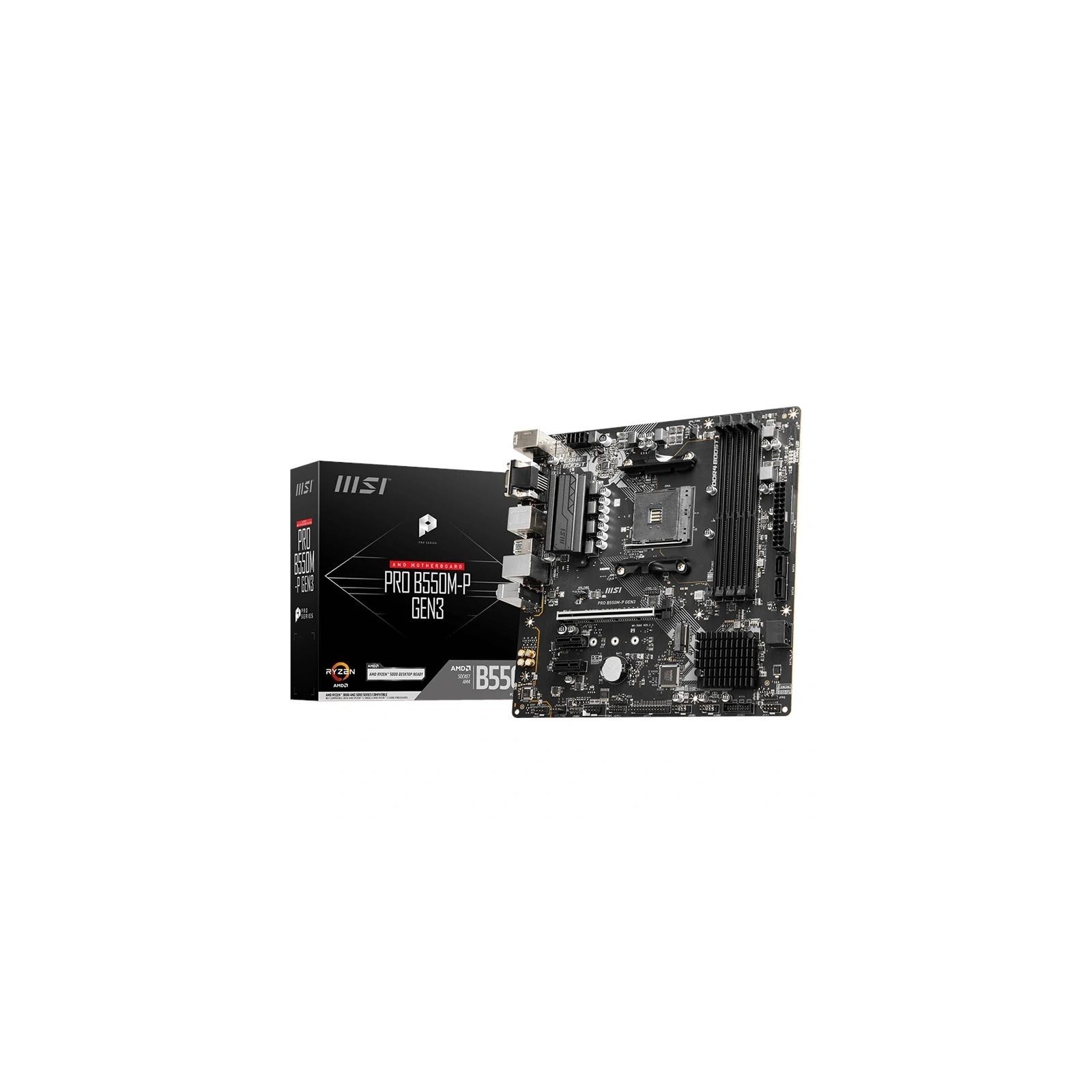 MSI Placa Base PRO B550M P GEN3 mATX AM4