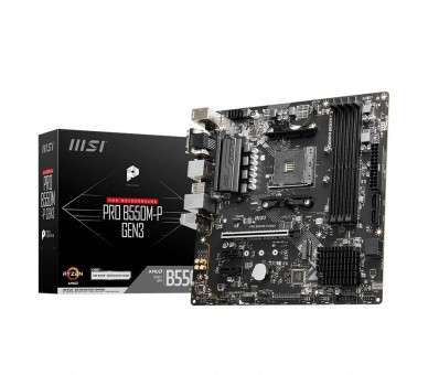 MSI Placa Base PRO B550M P GEN3 mATX AM4