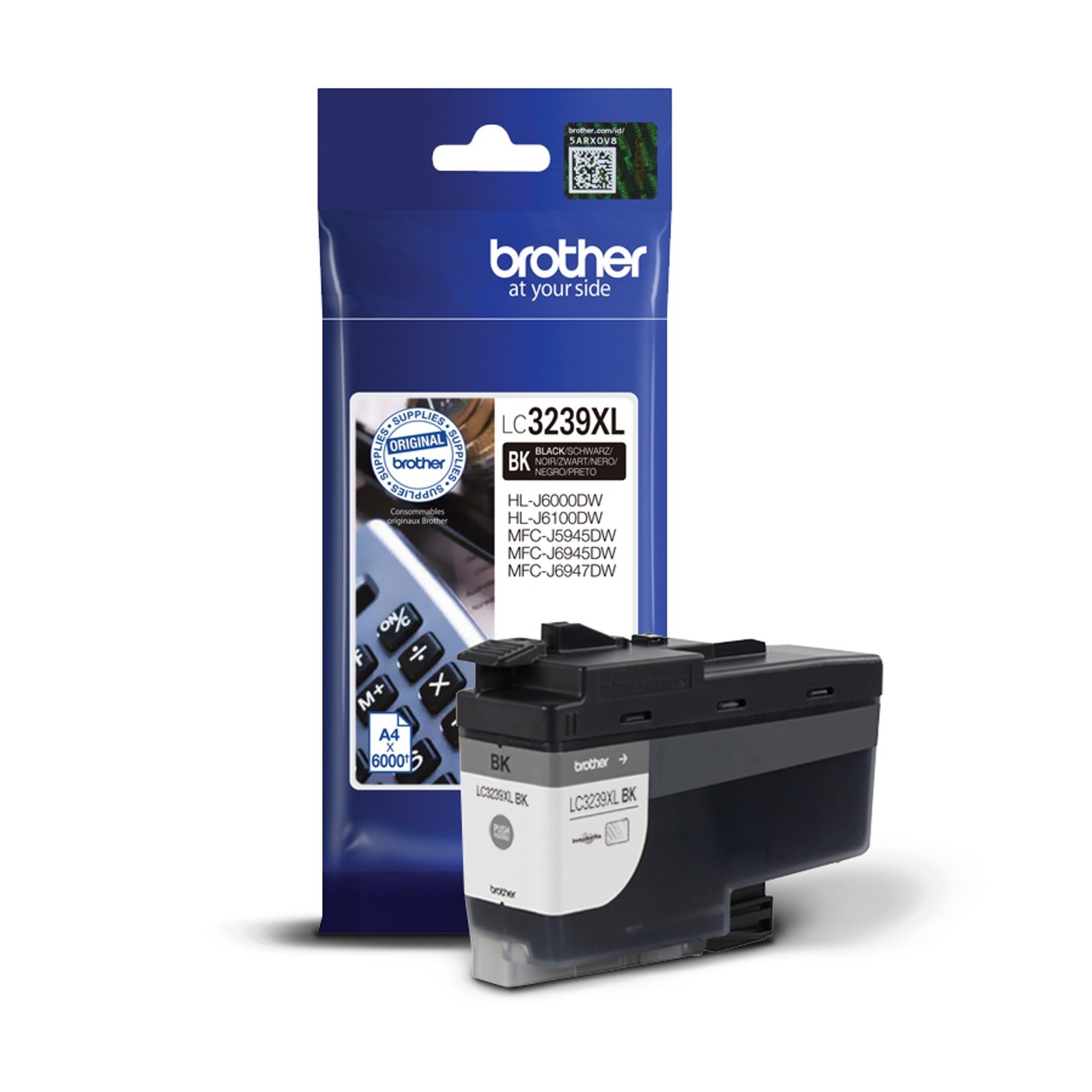 Cartucho tinta brother lc3239xlbk negro 6000