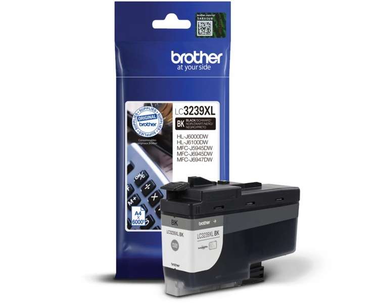 Cartucho tinta brother lc3239xlbk negro 6000