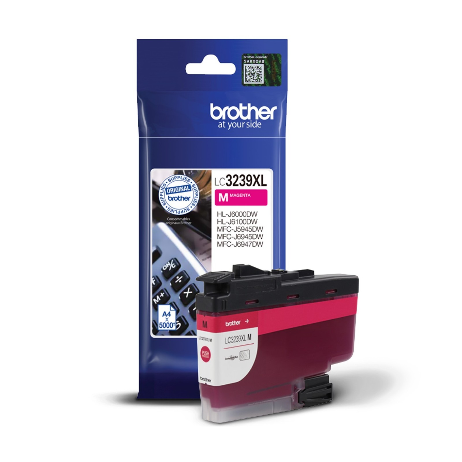 Cartucho tinta brother lc3239xlm magenta 5000