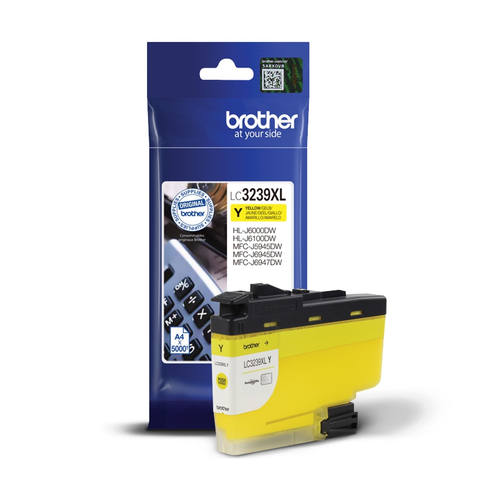 Cartucho tinta brother lc3239xly amarillo 5000