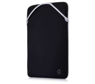 ph2Funda protectora reversible plateada HP para portatil de 141 pulgadas h2Gracias al resistente neopreno esta funda reversible