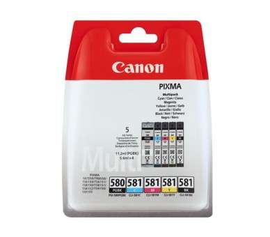 Multipack canon pgi 580 pgbk cli 581