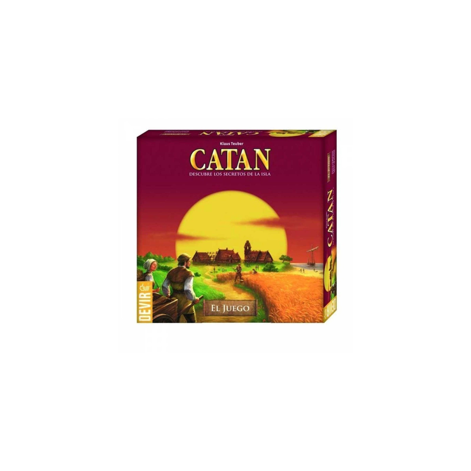 Juego mesa devir colonos catan 4