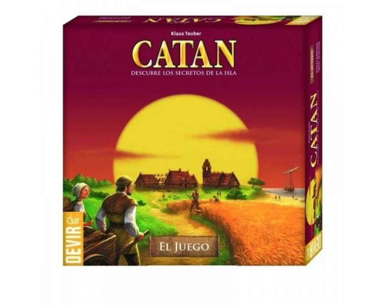 Juego mesa devir colonos catan 4