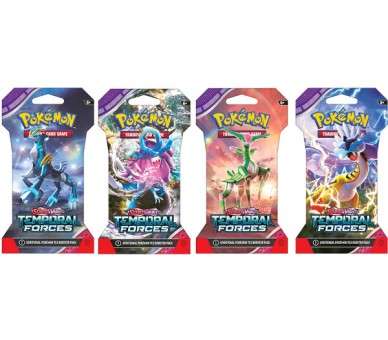 POKEMON TRADING CARD GAME  SLEEVED BOOSTER SCARLET & VIOLET TEMPORAL FORCES (ENG)