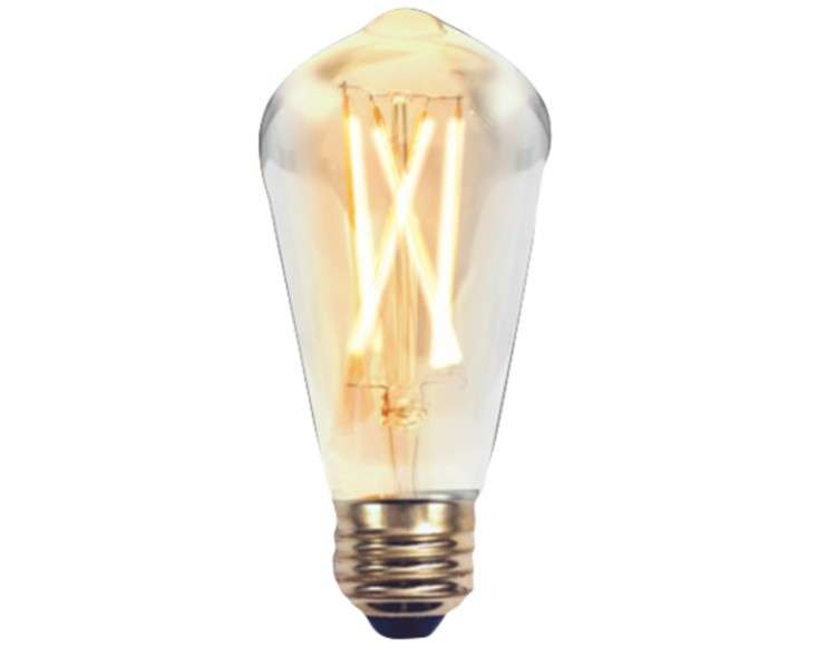 Bombilla led silver electronic filamento edison