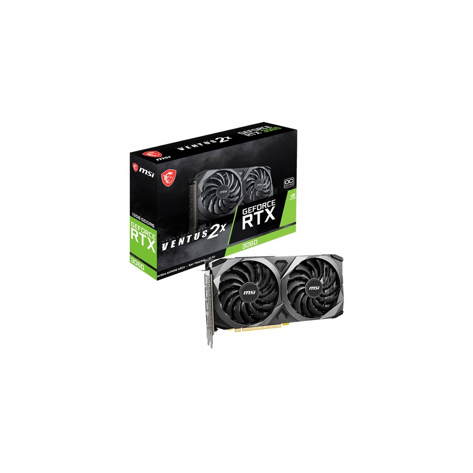 MSI VGA NVIDIA RTX 3060 VENTUS 2X 12G OC