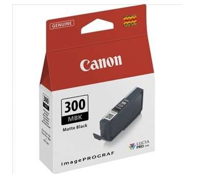 Cartucho canon pfi 300 pbk negro foto