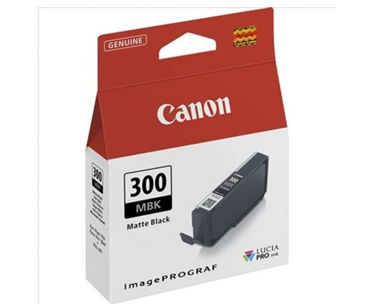 Cartucho canon pfi 300 pbk negro foto