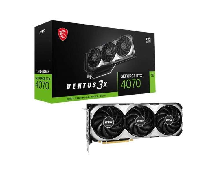 MSI VGA NVIDIA RTX 4070 VENTUS 3X E 12G OC